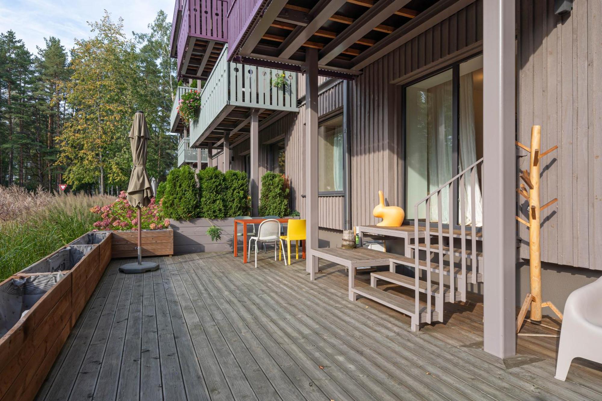 Butas Stylish 2-bedroom With Large Terrace, Near Forest Park & Beach, Child-friendly Location