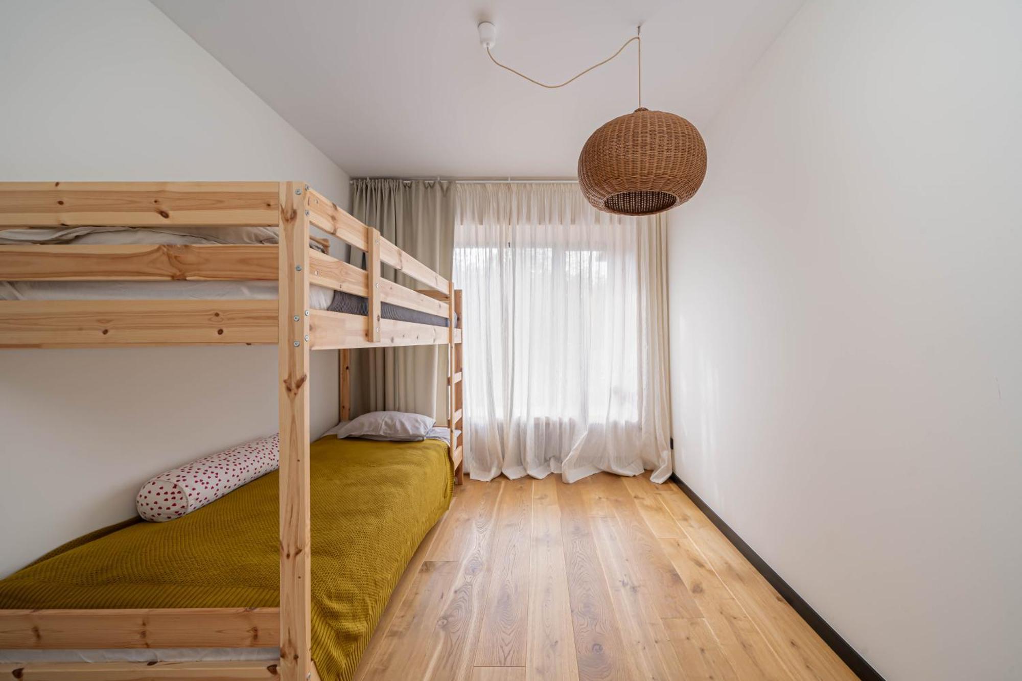 Stylish 2-bedroom With Large Terrace, Near Forest Park & Beach, Child-friendly Location Jurmala